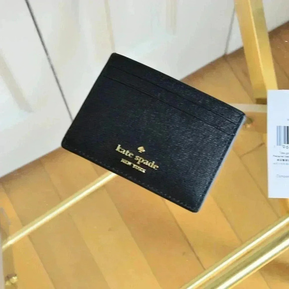 Kate Spade KJ060 NYC Big Apple Small Slim Card Holder - Picture 4 of 6